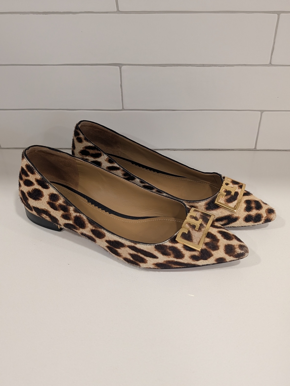 Tory Burch 7.5 Leopard Print Flats